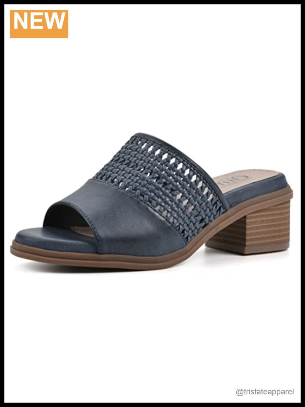Women's Corley Block Heeled Sandal Ankle Strap Slide Cushioned Insole